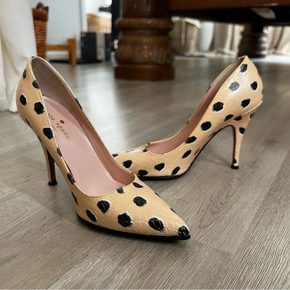 Kate Spade Polka Dot Style Heels